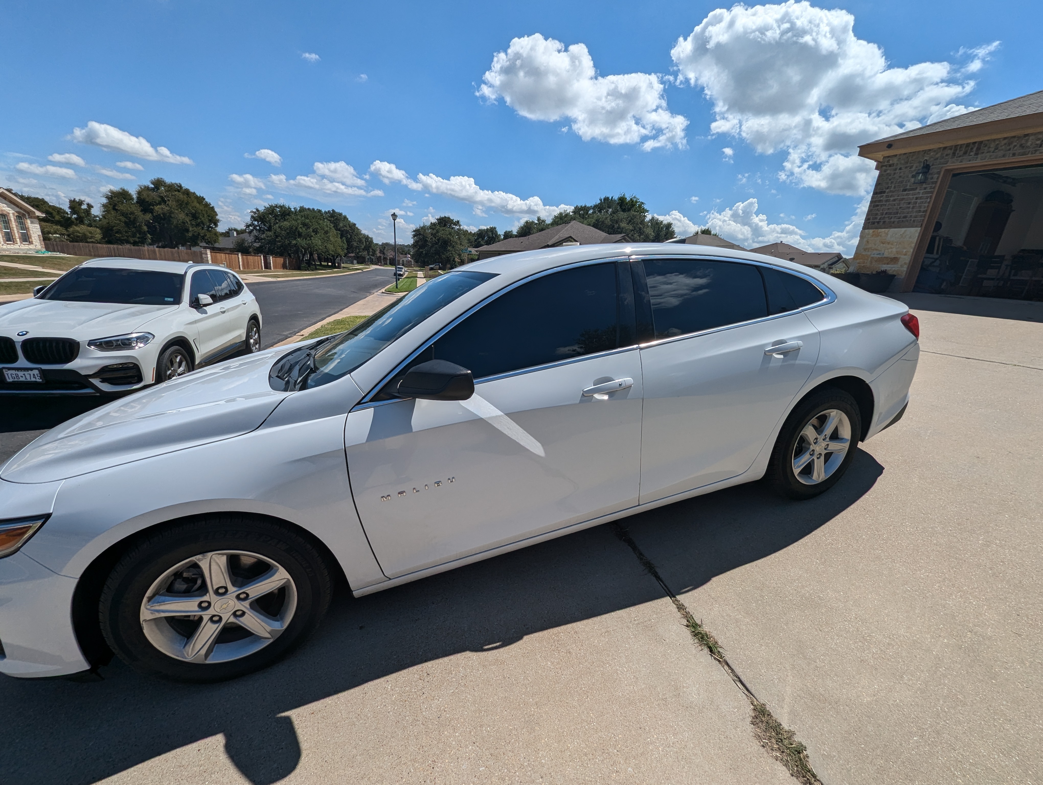 2019 Chevy Malibu with Chroma Pro window tint in Killeen, TX